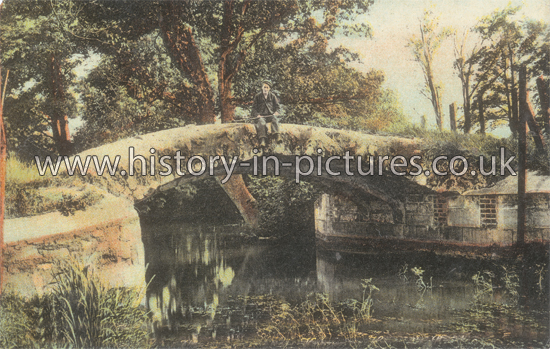 King Harolds Bridge, Waltham Abbey, Essex. c.1905